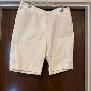 Talbots White Perfect Short - Size 12